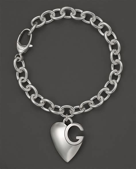 gucci sterling silver jewlery|Gucci sterling silver charm bracelet.